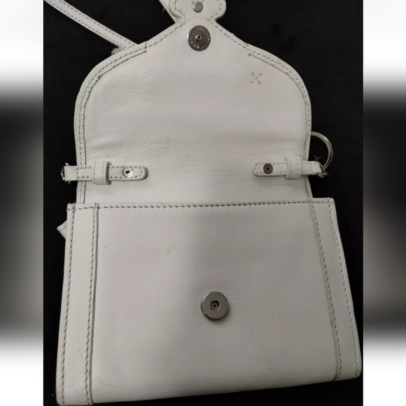 Brighton Genoa Heart White Crossbody Purse Rare - Picture 4 of 16